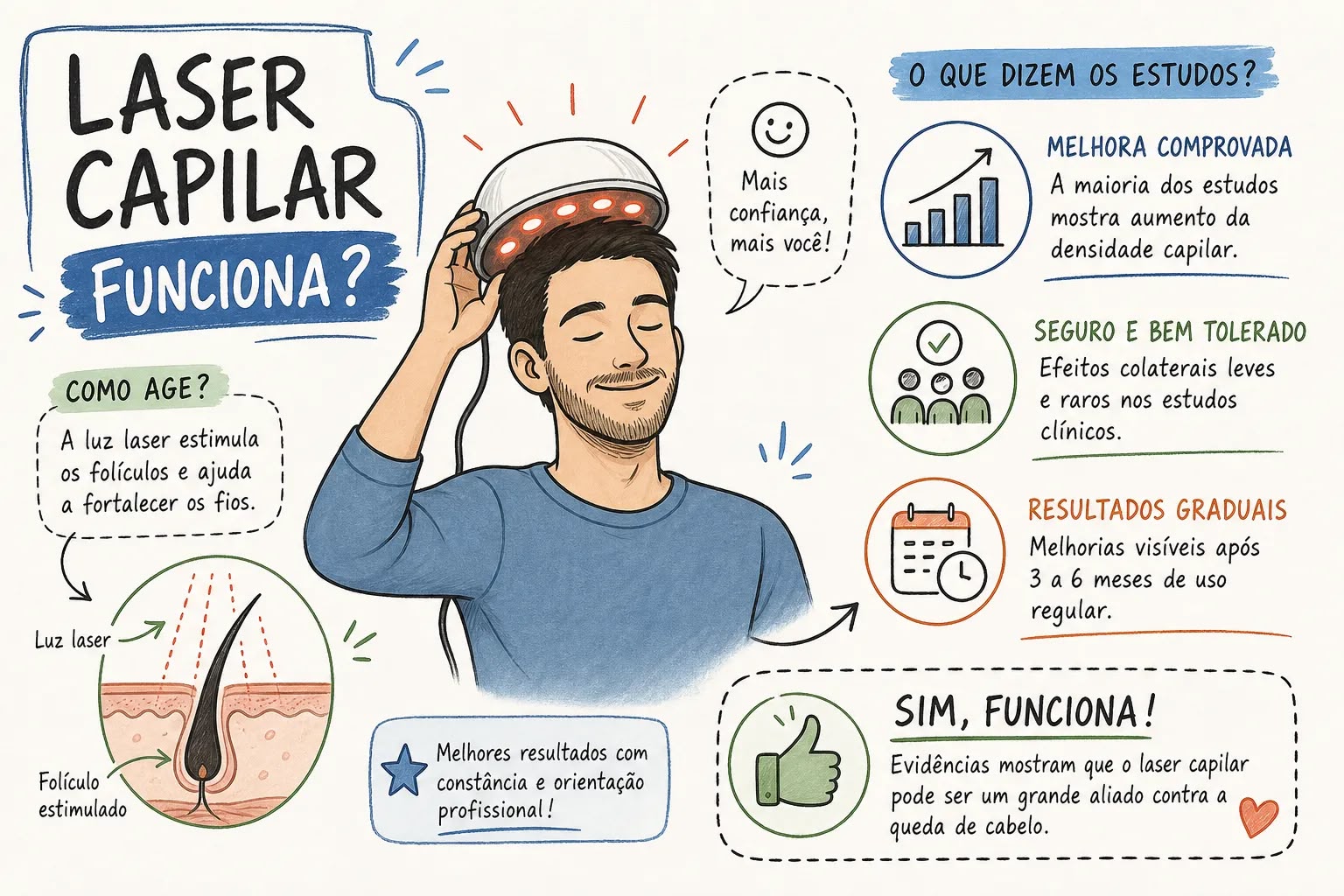 No momento, você está visualizando Laser capilar funciona mesmo? O que dizem os estudos